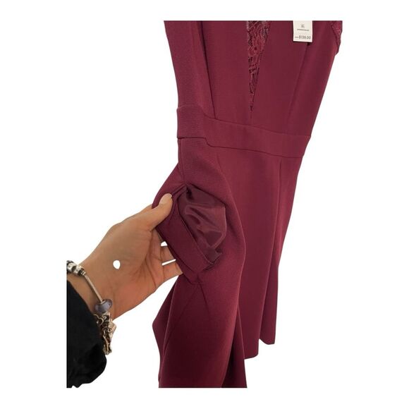 BCBGeneration Lace Insert Skater Dress Size 6 - Picture 13 of 13